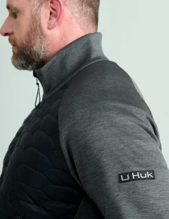 Huk Gear Insulation-Huk Scale Hybrid Jacket Black