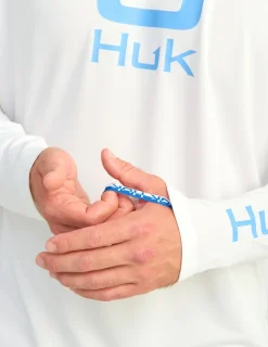 Huk Gear Performance Tops-Icon Performance Crew White