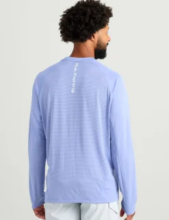 Huk Gear Performance Tops-Icon Performance Crew Lightning Sky