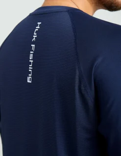 Huk Gear Performance Tops-Icon Performance Crew Naval Academy