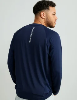 Huk Gear Performance Tops-Icon Performance Crew Naval Academy