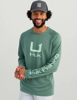 Huk Gear Performance Tops-Icon Performance Crew North Atlantic