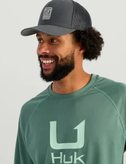 Huk Gear Performance Tops-Icon Performance Crew North Atlantic