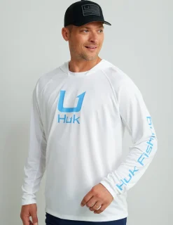 Huk Gear Performance Tops-Icon Performance Hoodie White