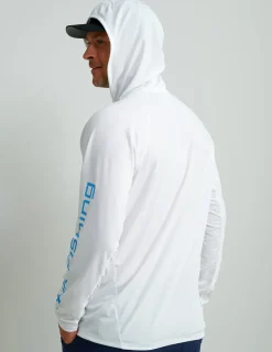 Huk Gear Performance Tops-Icon Performance Hoodie White