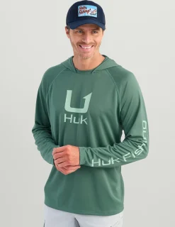 Huk Gear Performance Tops-Icon Performance Hoodie North Atlantic