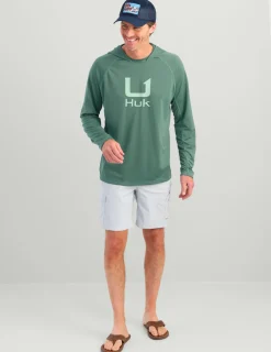 Huk Gear Performance Tops-Icon Performance Hoodie North Atlantic