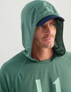 Huk Gear Performance Tops-Icon Performance Hoodie North Atlantic