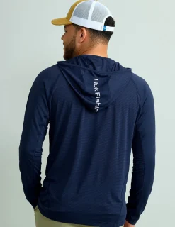 Huk Gear Performance Tops-Icon Performance Hoodie Naval Academy