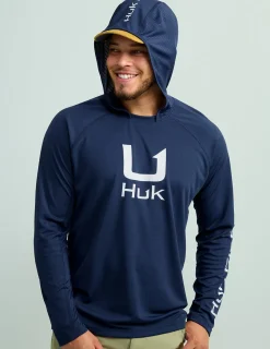 Huk Gear Performance Tops-Icon Performance Hoodie Naval Academy