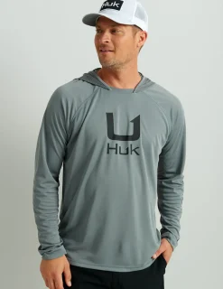 Huk Gear Performance Tops-Icon Performance Hoodie Night Owl