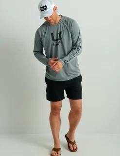Huk Gear Performance Tops-Icon Performance Hoodie Night Owl