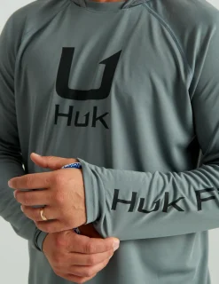 Huk Gear Performance Tops-Icon Performance Hoodie Night Owl