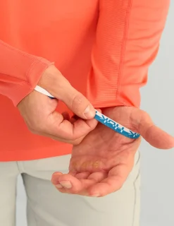 Huk Gear Performance Tops-Icon Performance Hoodie Fresh Salmon