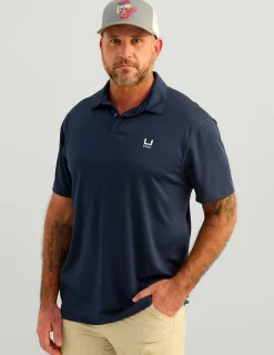 Huk Gear Polos|Performance Tops-Icon Performance Polo Naval Academy