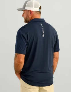 Huk Gear Polos|Performance Tops-Icon Performance Polo Naval Academy