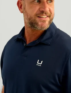 Huk Gear Polos|Performance Tops-Icon Performance Polo Naval Academy