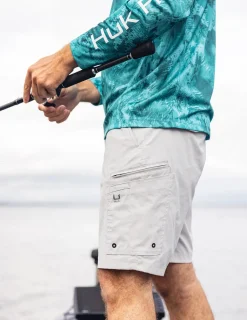 Huk Gear Shorts-Icon Short Harbor Mist