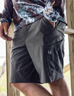 Huk Gear Shorts-Icon Short Volcanic Ash