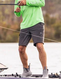 Huk Gear Shorts-Icon Short Volcanic Ash