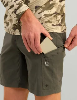 Huk Gear Shorts-Icon Short Volcanic Ash