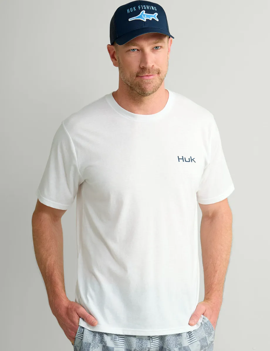 Huk Gear T-Shirts-KC Americana Series Tee White