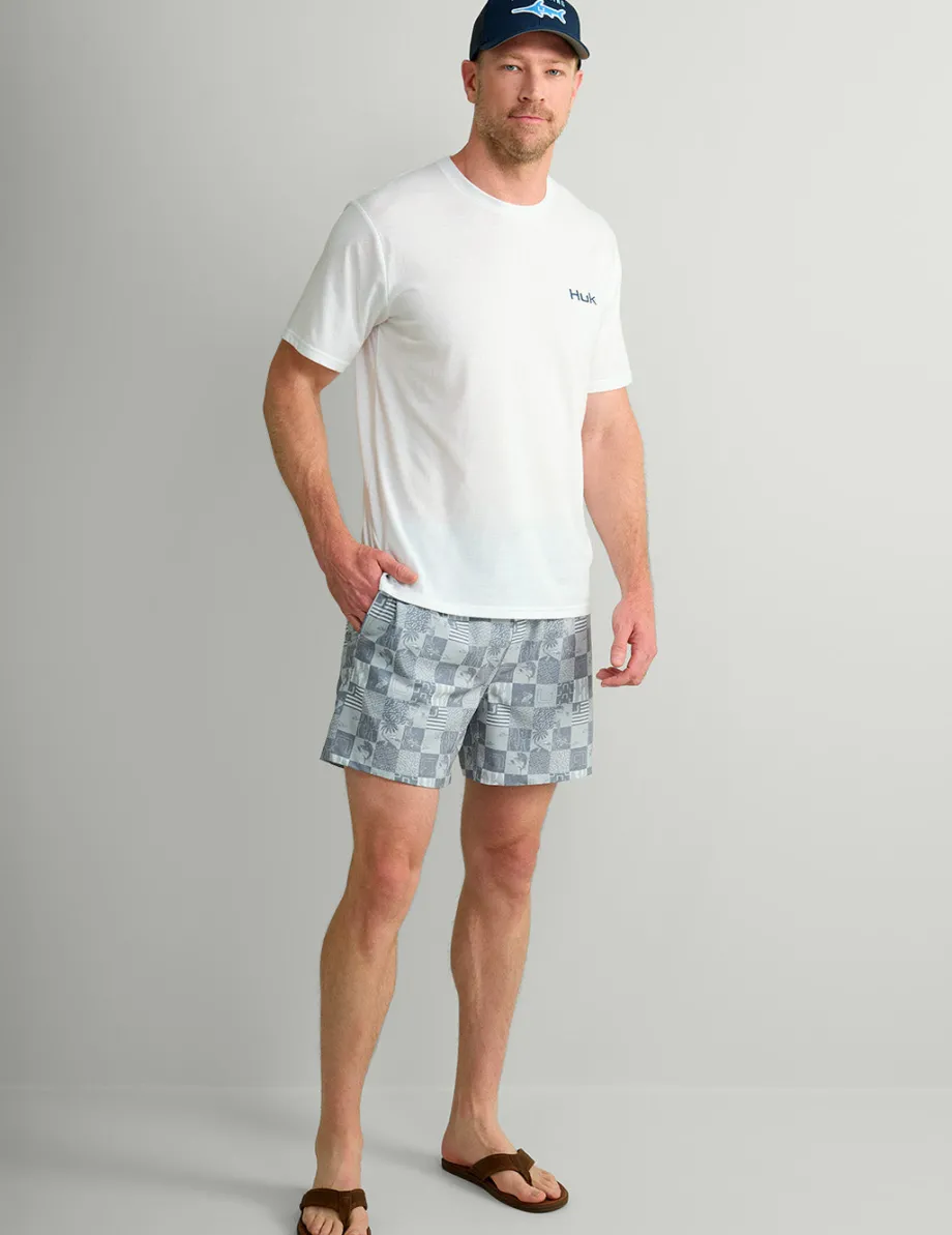 Huk Gear T-Shirts-KC Americana Series Tee White