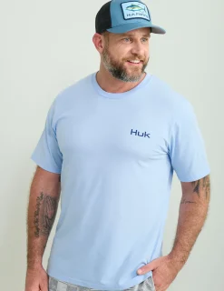 Huk Gear T-Shirts-KC Badge Series Tee Windsurfer