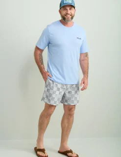 Huk Gear T-Shirts-KC Badge Series Tee Windsurfer