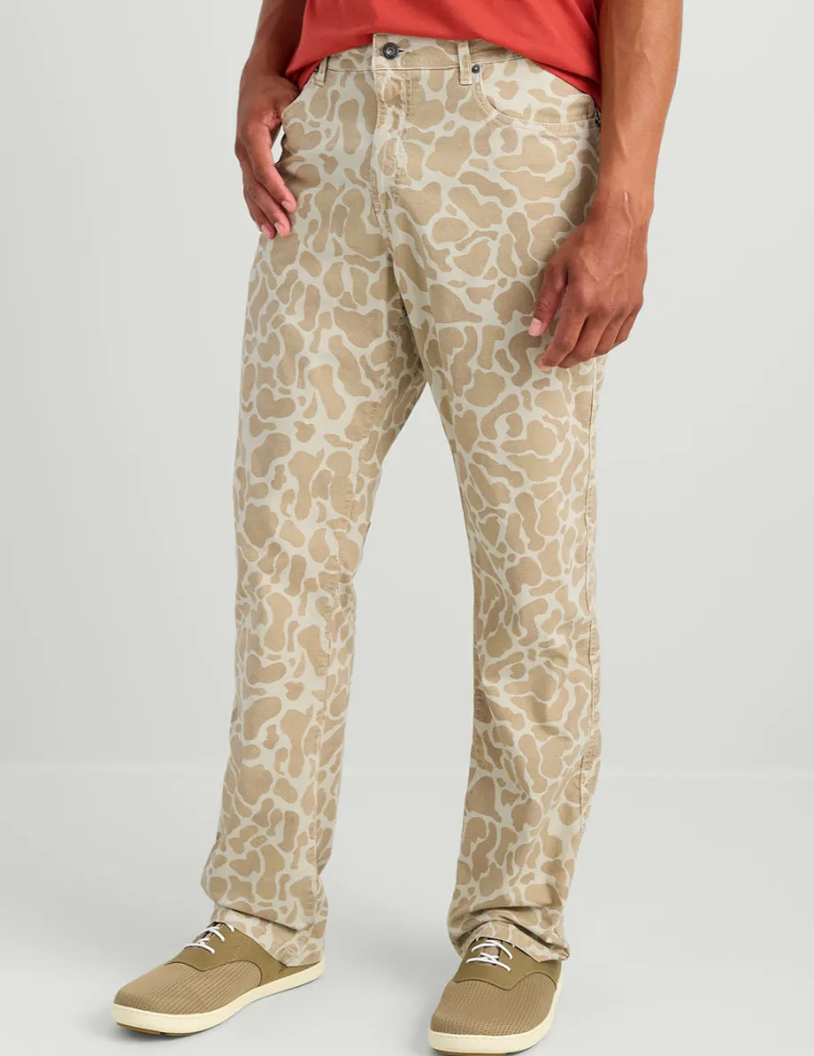 Huk Gear Pants-KC Camo Lightweight Rivercamp Pant KC Sand Camo