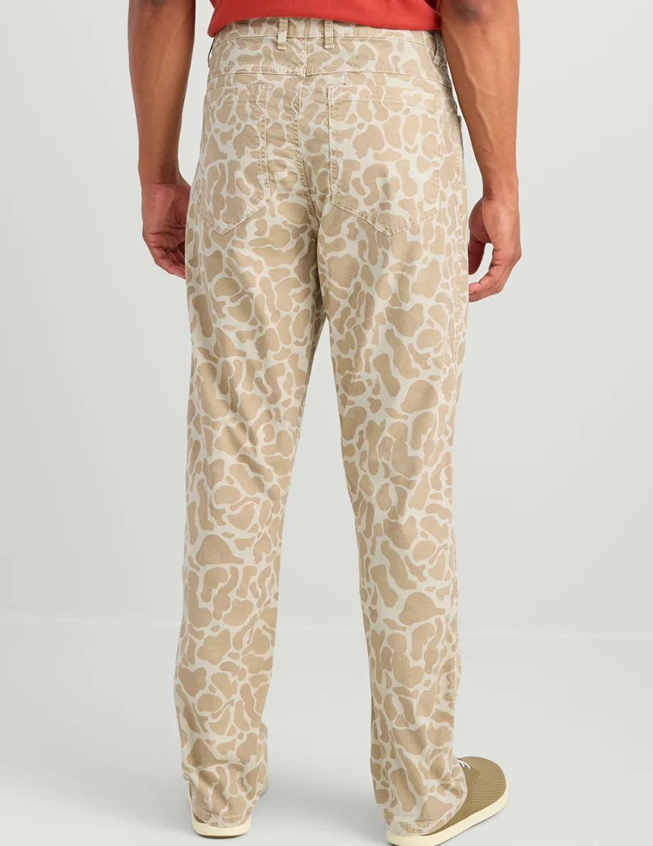 Huk Gear Pants-KC Camo Lightweight Rivercamp Pant KC Sand Camo