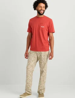 Huk Gear Pants-KC Camo Lightweight Rivercamp Pant KC Sand Camo