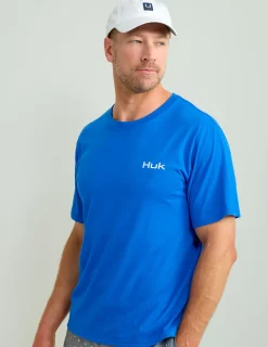 Huk Gear T-Shirts-KC Florida State Series Tee Ocean Blue
