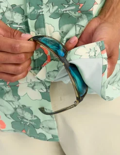 Huk Gear Button Downs-KC Kona Button-Down Seafoam Bahama Slam