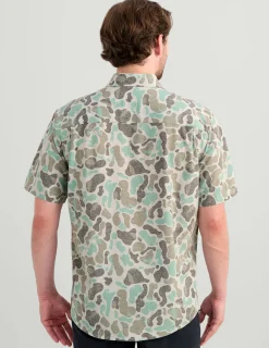 Huk Gear Button Downs-KC Kona Button-Down KC Volcanic Ash Camo