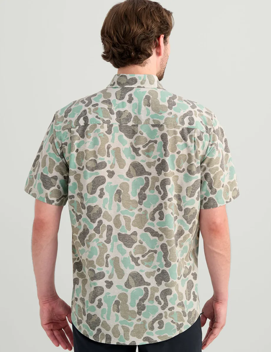 Huk Gear Button Downs-KC Kona Button-Down KC Volcanic Ash Camo