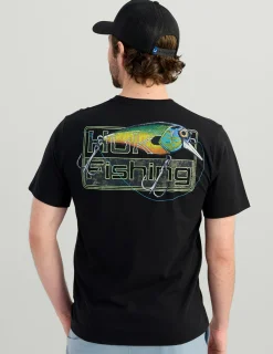 Huk Gear T-Shirts-KC Lures Pocket Tee Black