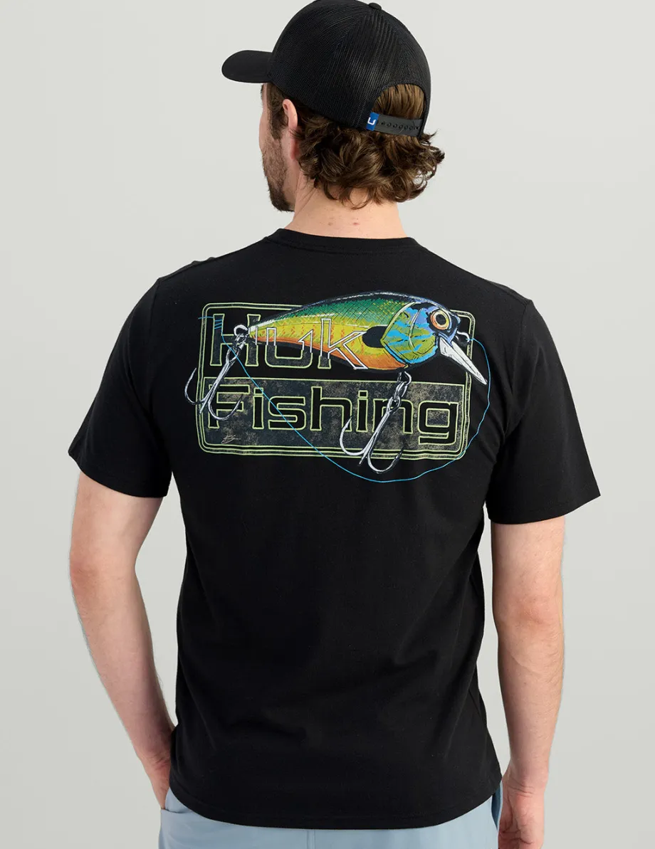 Huk Gear T-Shirts-KC Lures Pocket Tee Black