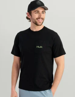Huk Gear T-Shirts-KC Lures Pocket Tee Black