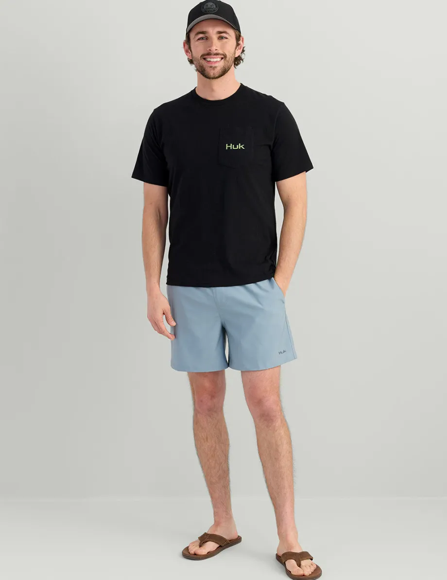 Huk Gear T-Shirts-KC Lures Pocket Tee Black