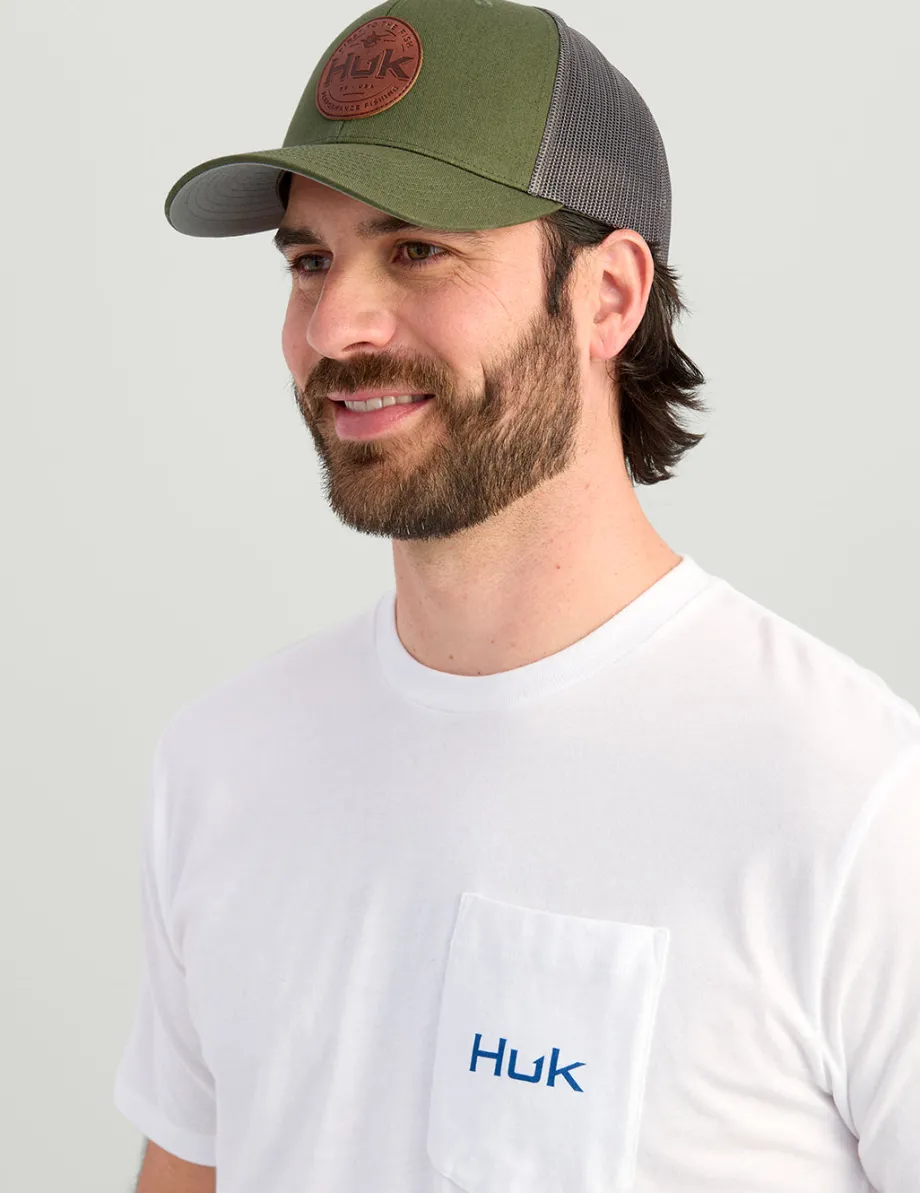 Huk Gear T-Shirts-KC Lures Pocket Tee White