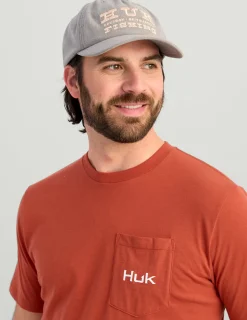 Huk Gear T-Shirts-KC Lures Pocket Tee Crawfish Red