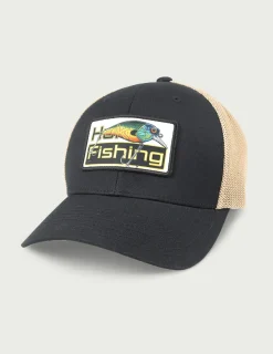 Huk Gear Hats-KC Patch 110 Trucker Hat Black