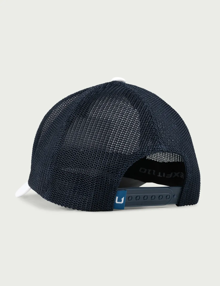 Huk Gear Hats-KC Patch 110 Trucker Hat White