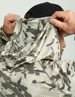 Huk Gear Performance Tops-KC Print Icon Performance Hoodie KC Moss Grazier