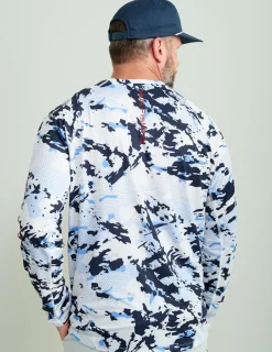 Huk Gear Performance Tops-KC Print Icon Performance Crew Naval Academy Grazier
