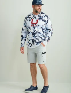 Huk Gear Performance Tops-KC Print Icon Performance Crew Naval Academy Grazier