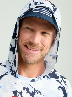 Huk Gear Performance Tops-KC Print Icon Performance Hoodie KC Naval Academy Grazier