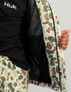 Huk Gear Rainwear-KC Print Storm Jacket 2.0 KC Army Camo