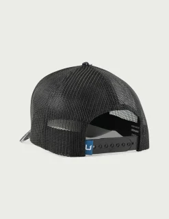 Huk Gear Hats-KC Printed Circle Patch Trucker Hat KC Black Grazier